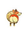 Corgi golf ball marker with magnetic hat clip