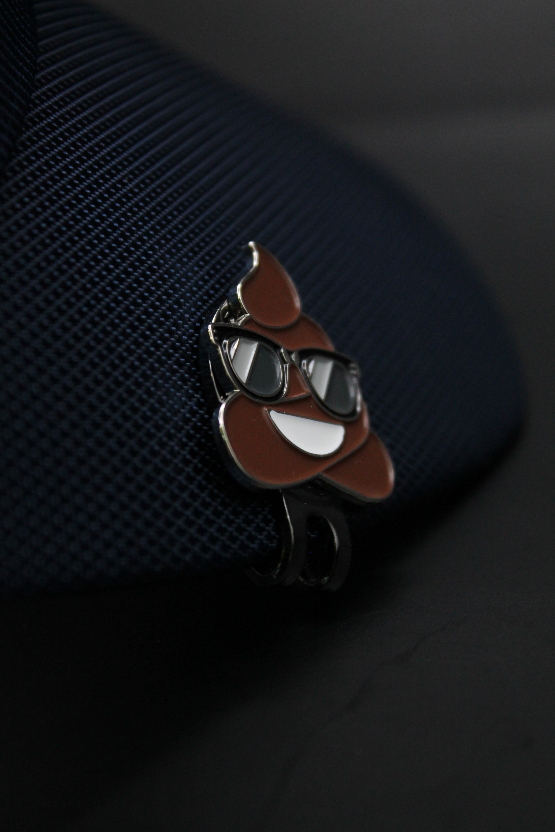 Cool Poop Emoji golf ball marker image 2
