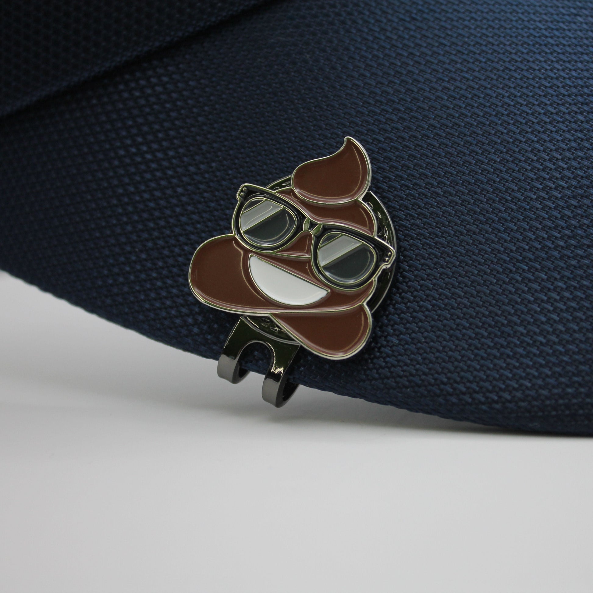 Cool Poop Emoji golf ball marker image 3