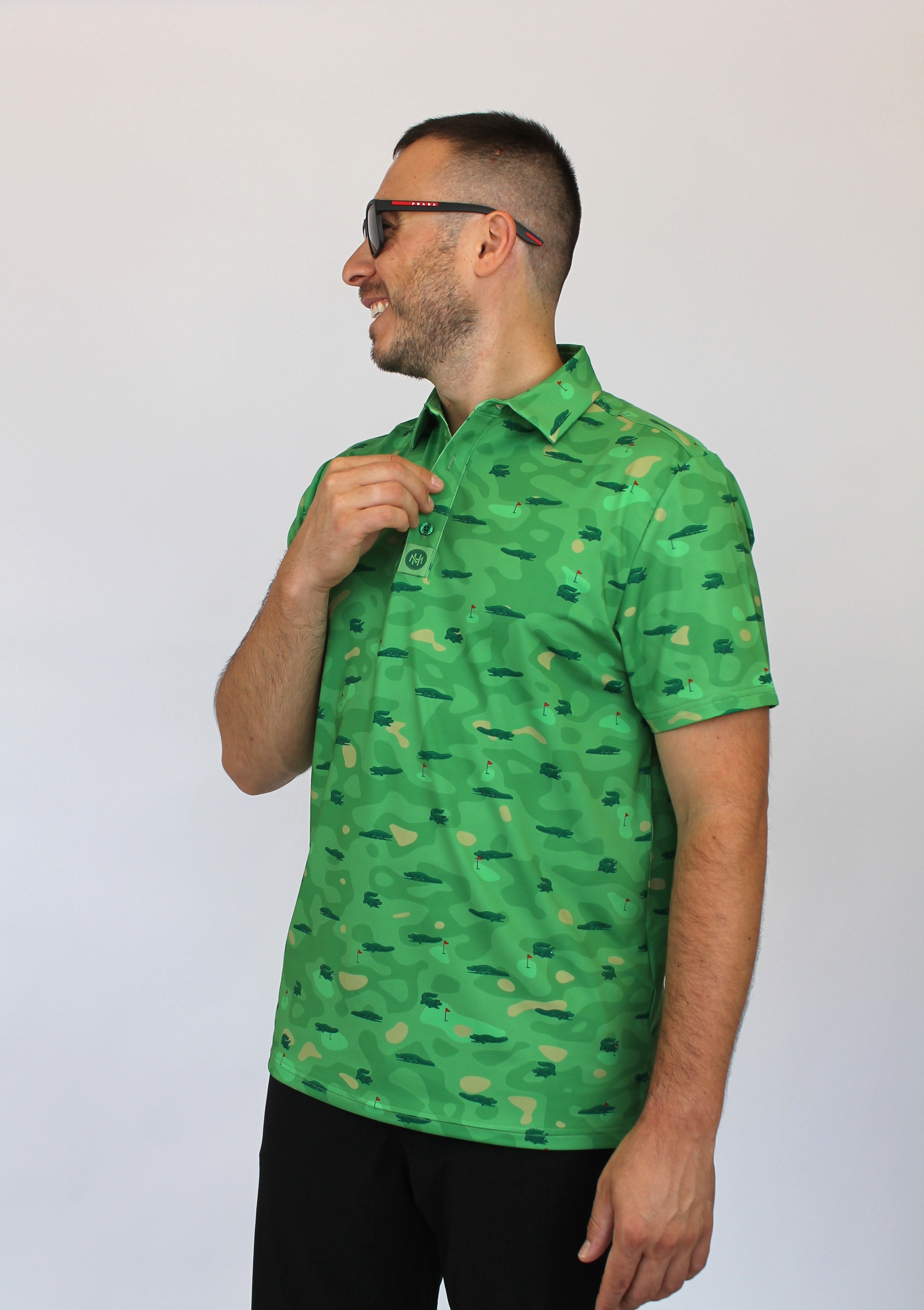 Gator in the Rough Golf Polo | Men's Performance Polo | Mulligan