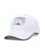 White cap with text Golf Excuses Text on a white background