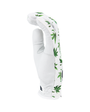 High Handicap Side Glove with green leaf pattern on a white background