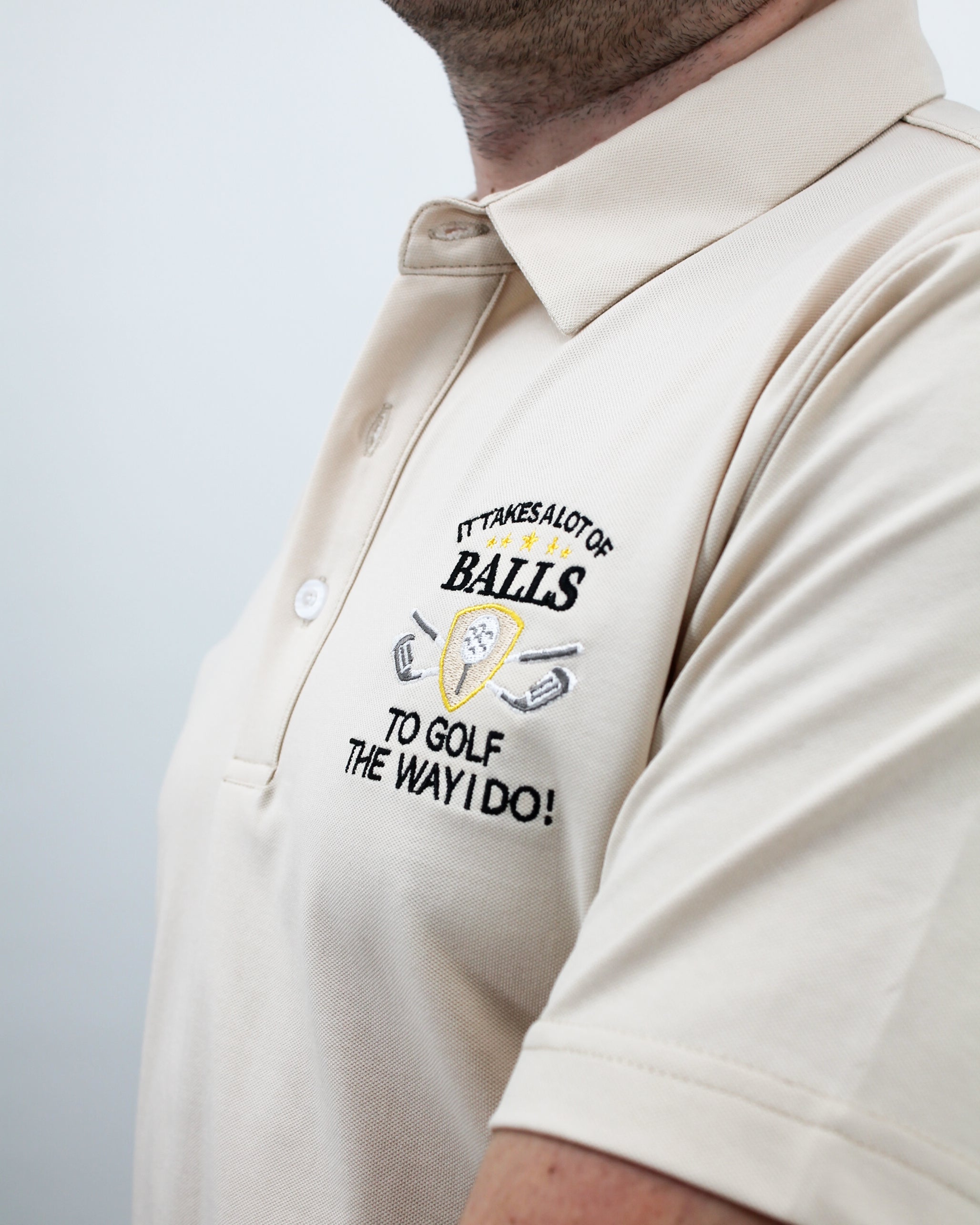 It Takes Balls Golf Polo