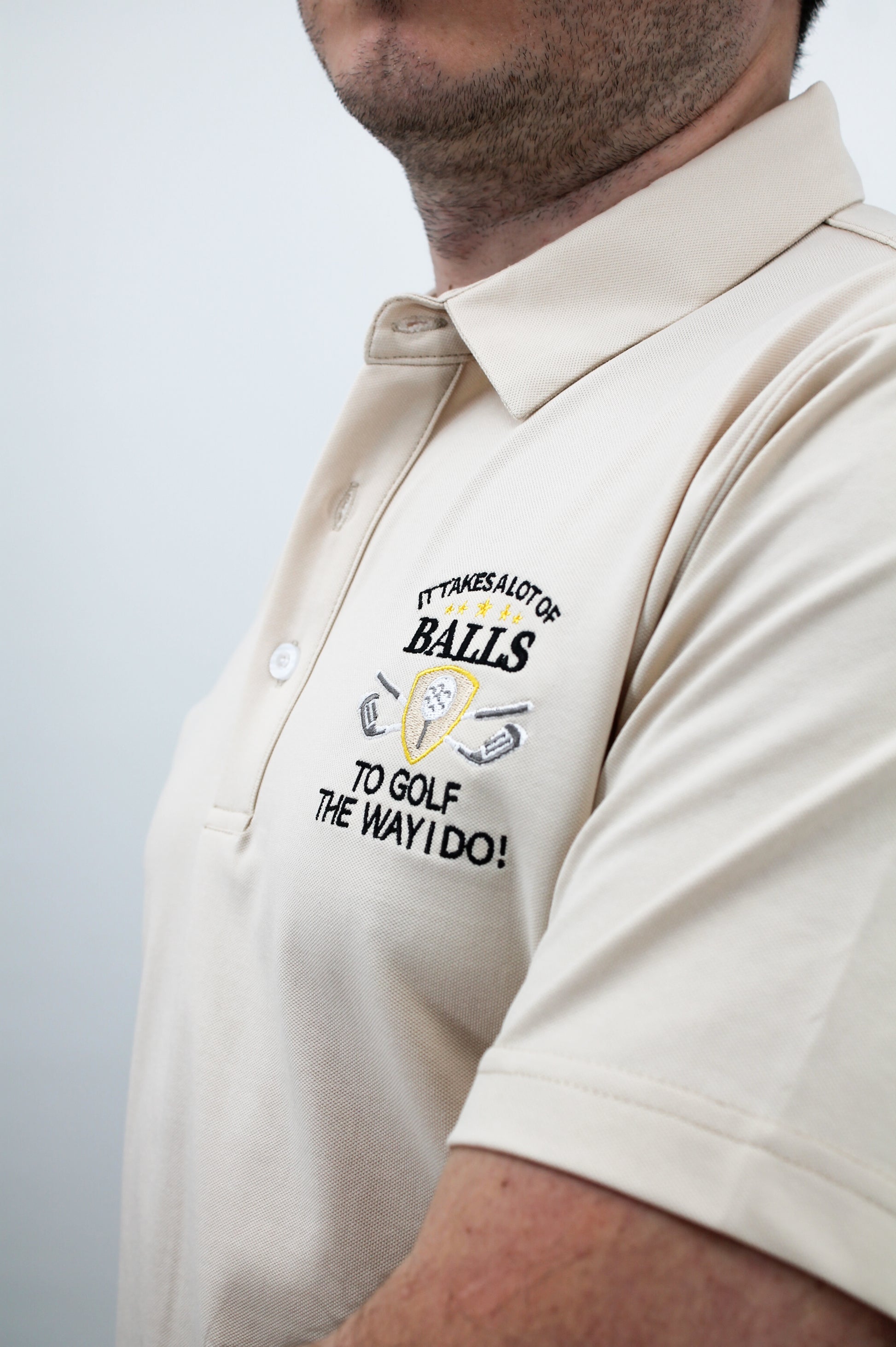 It Takes Balls Golf Polo
