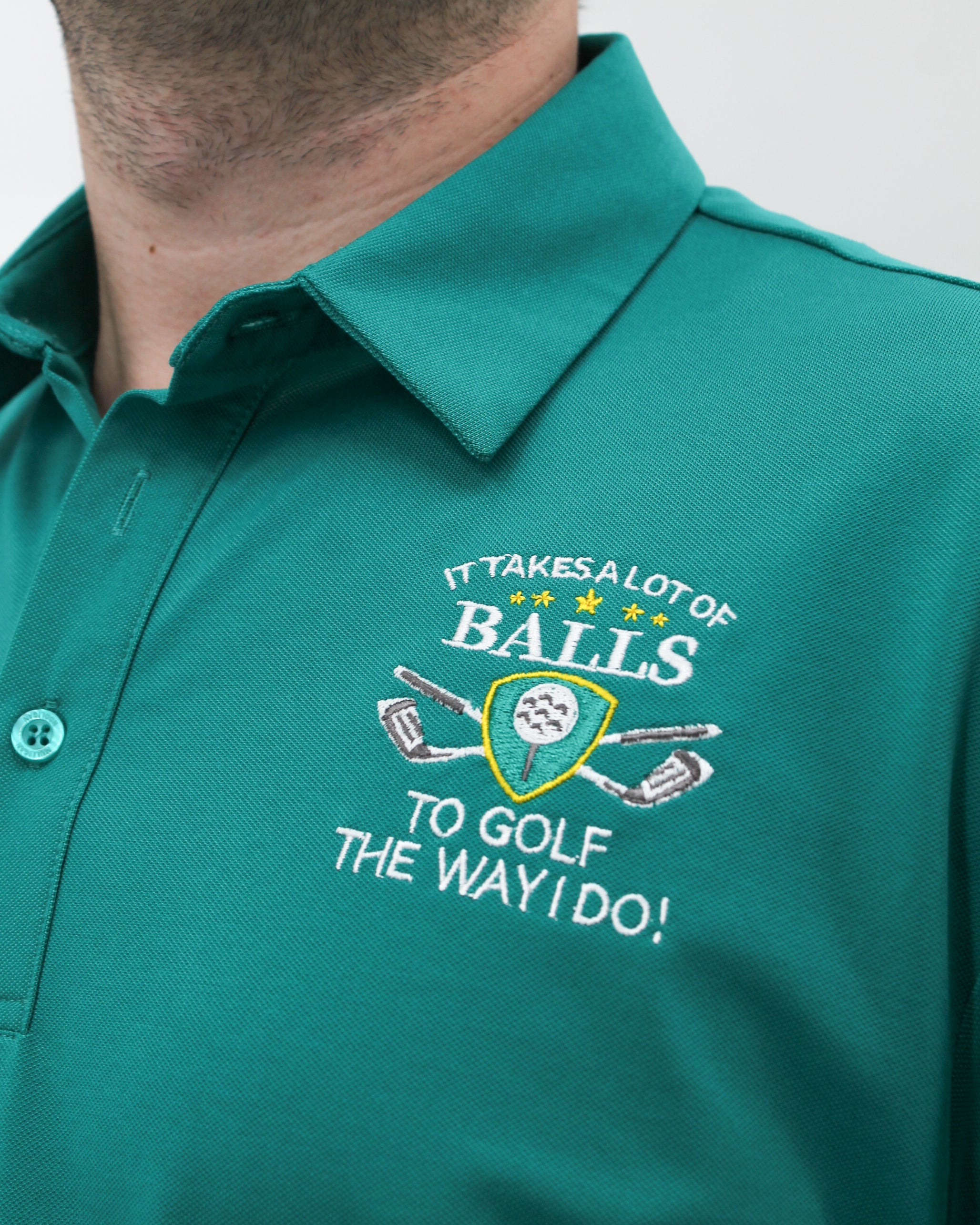 It Takes Balls Golf Polo
