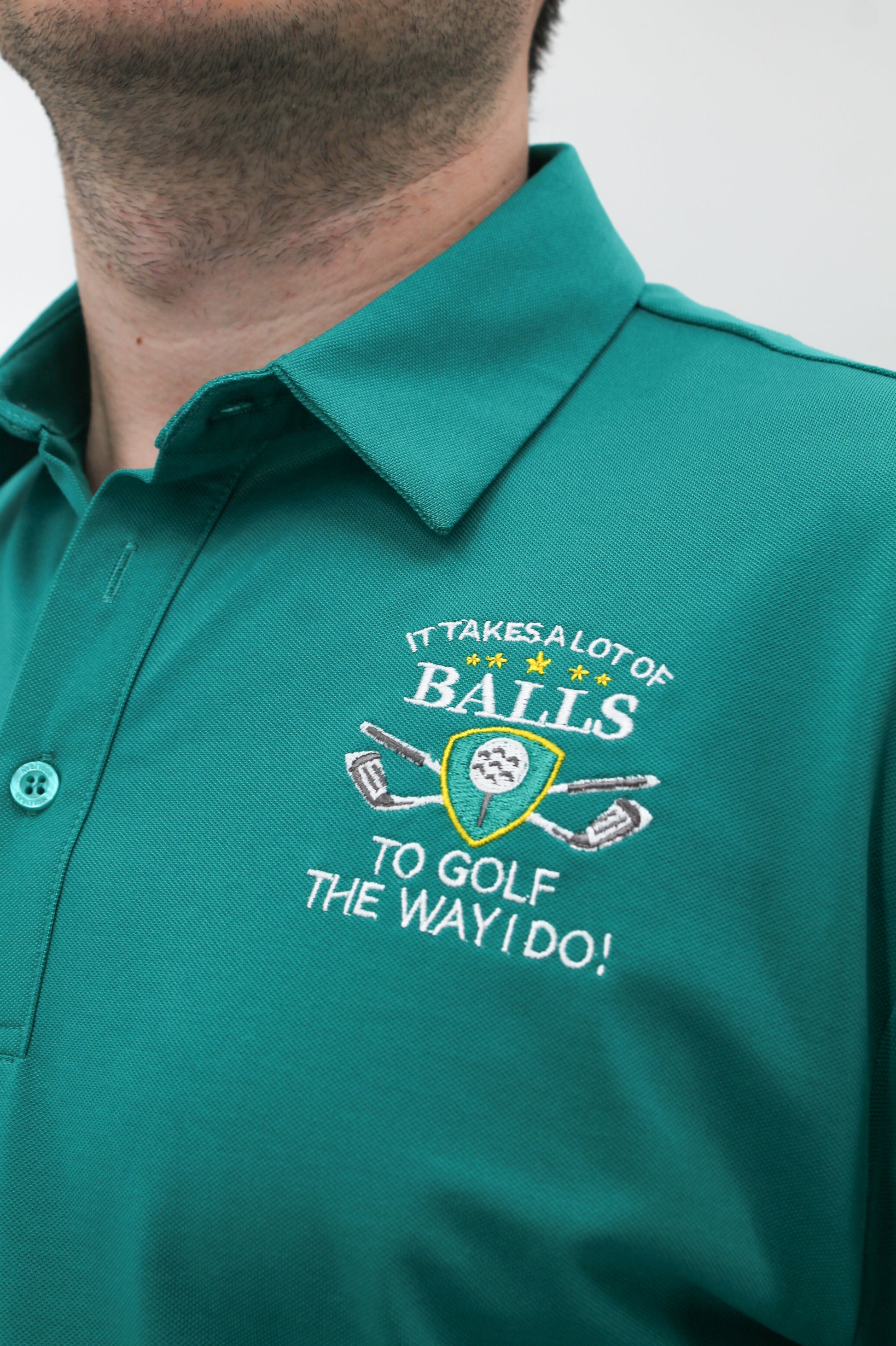 It Takes Balls Golf Polo