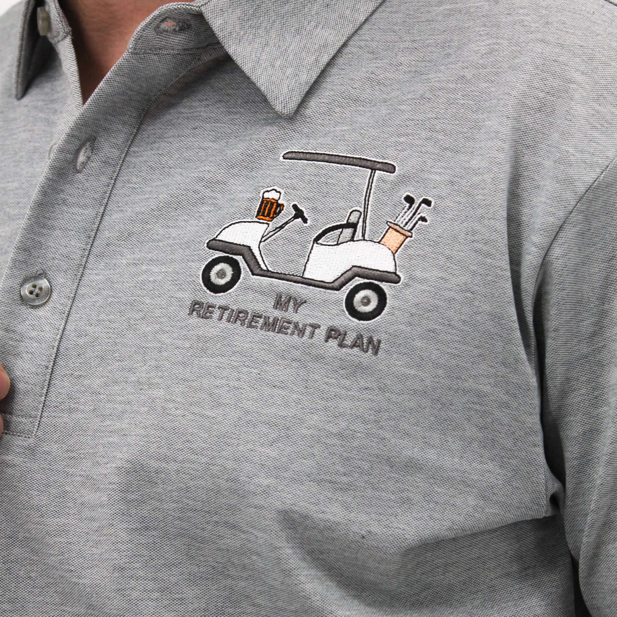 Retirement Plan Golf Polo