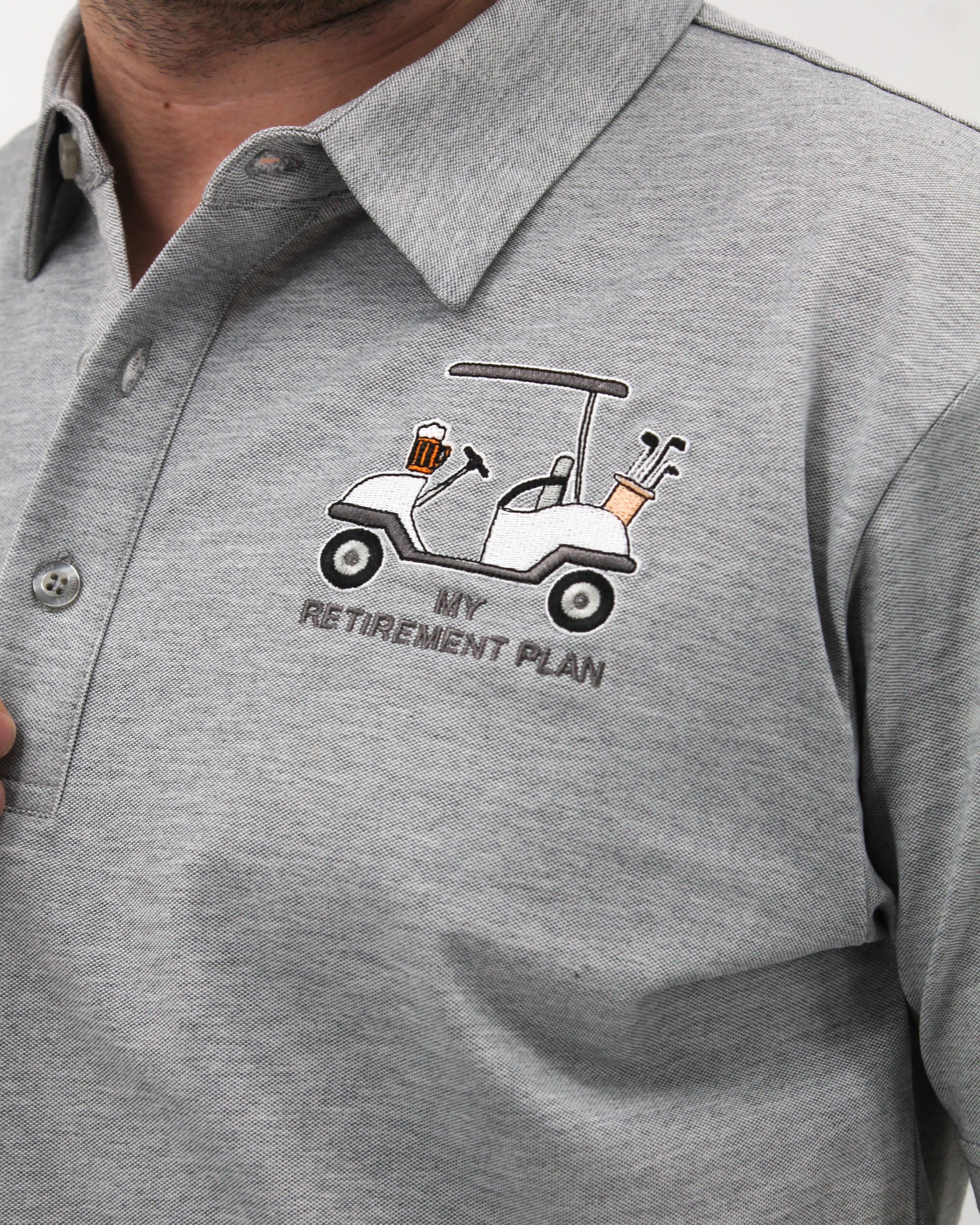 Retirement Plan Golf Polo