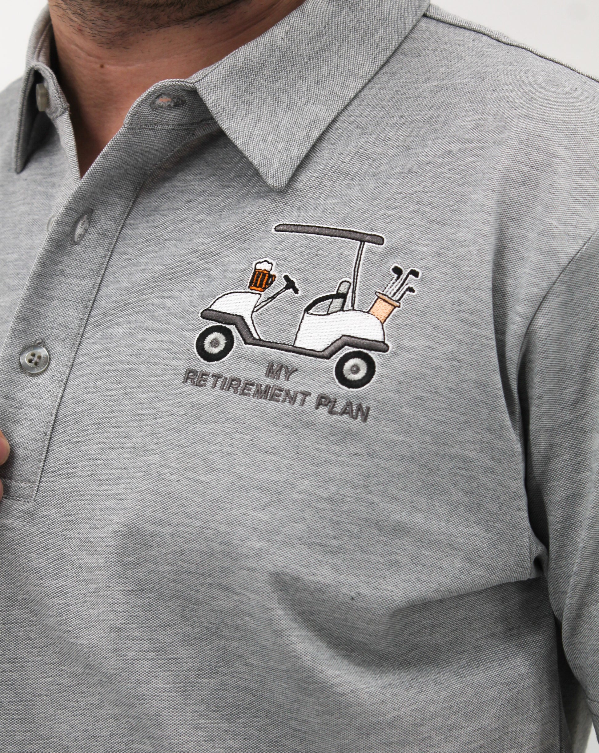 Retirement Plan Golf Polo