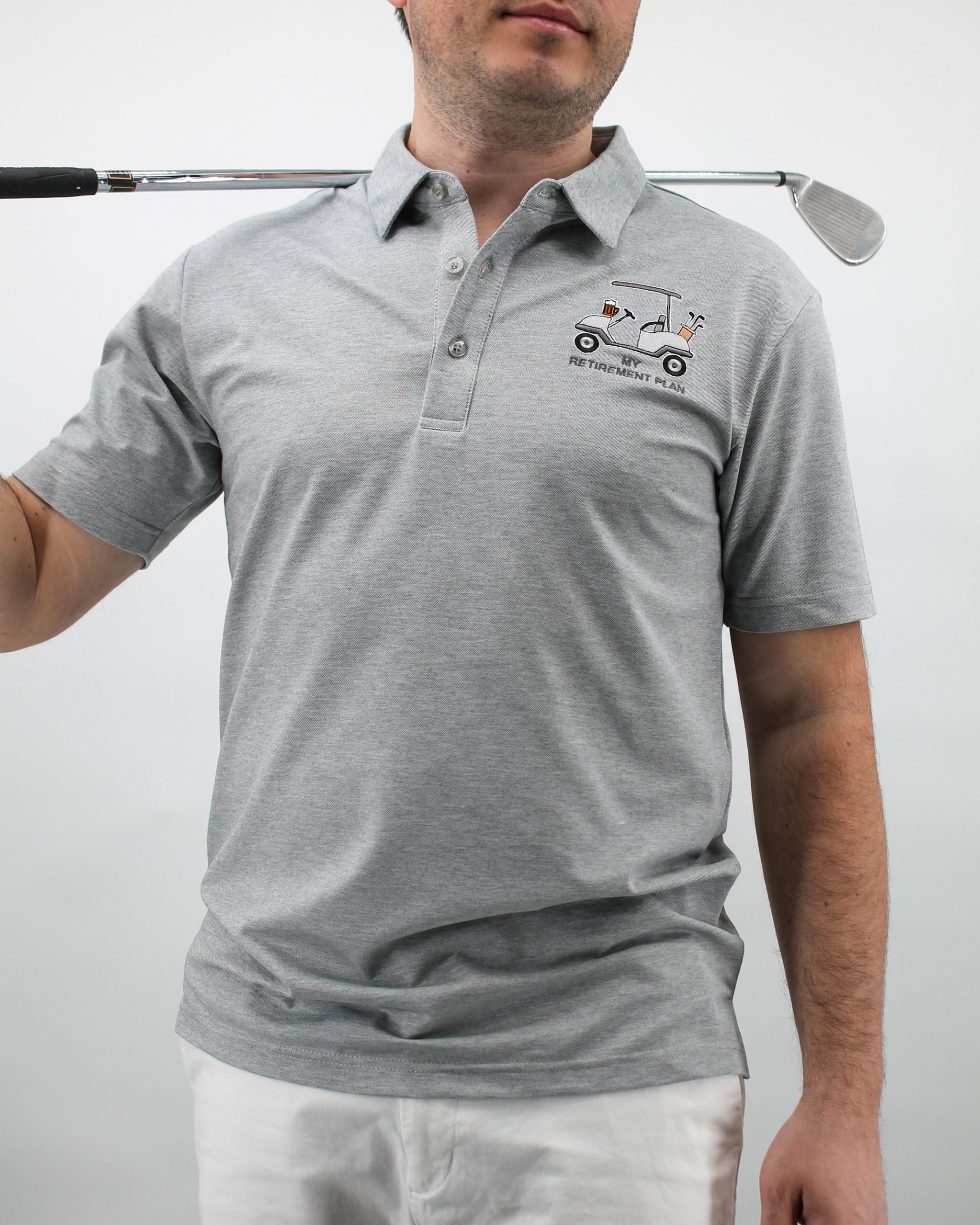 Retirement Plan Golf Polo