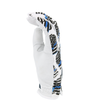 USA Blue Line Glove form the side with black and blue pattern on a white background
