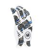 USA Blue Line Glove with black and blue pattern on a white background with the front brand logo visible