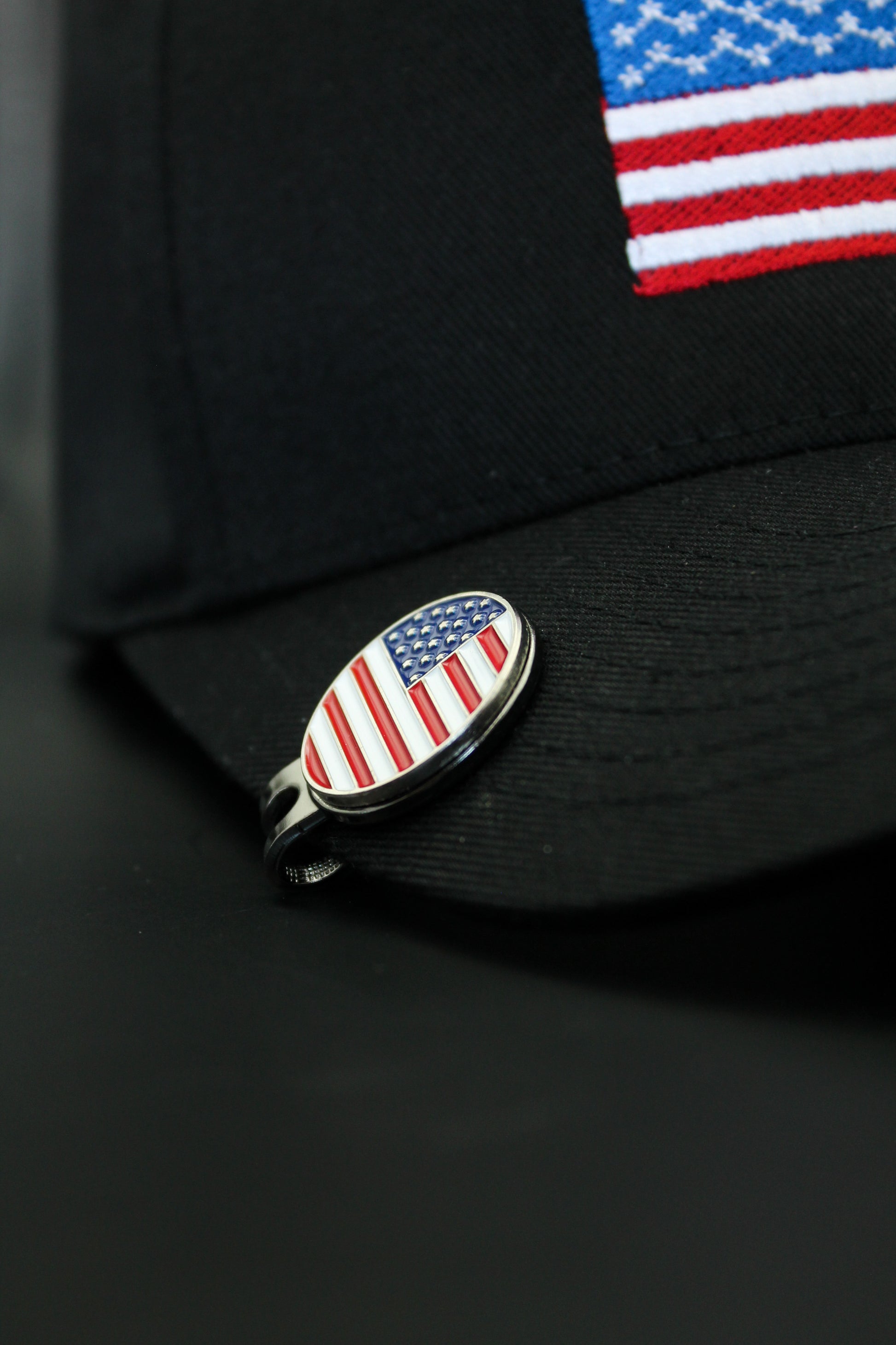 USA Round Flag