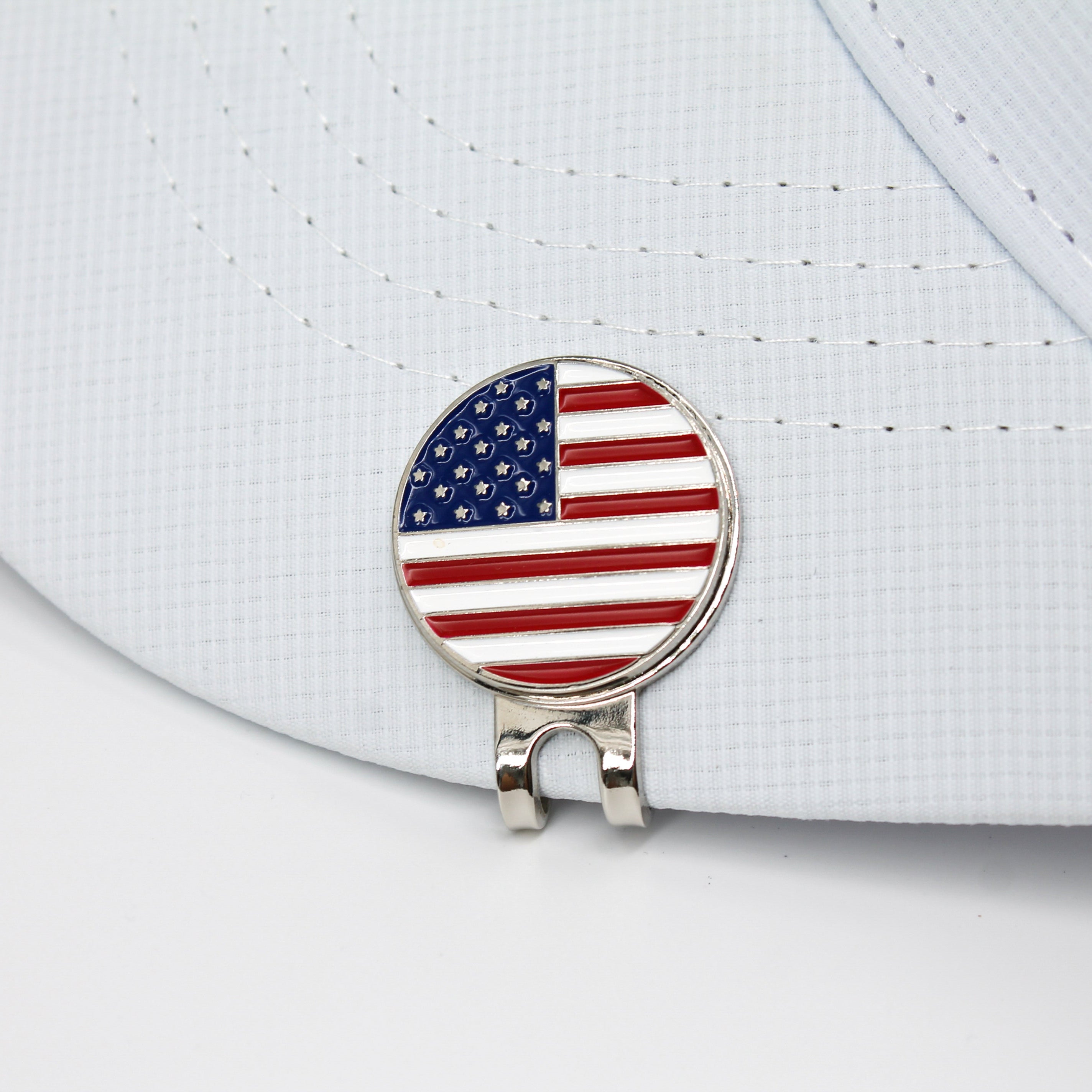 USA Round Flag