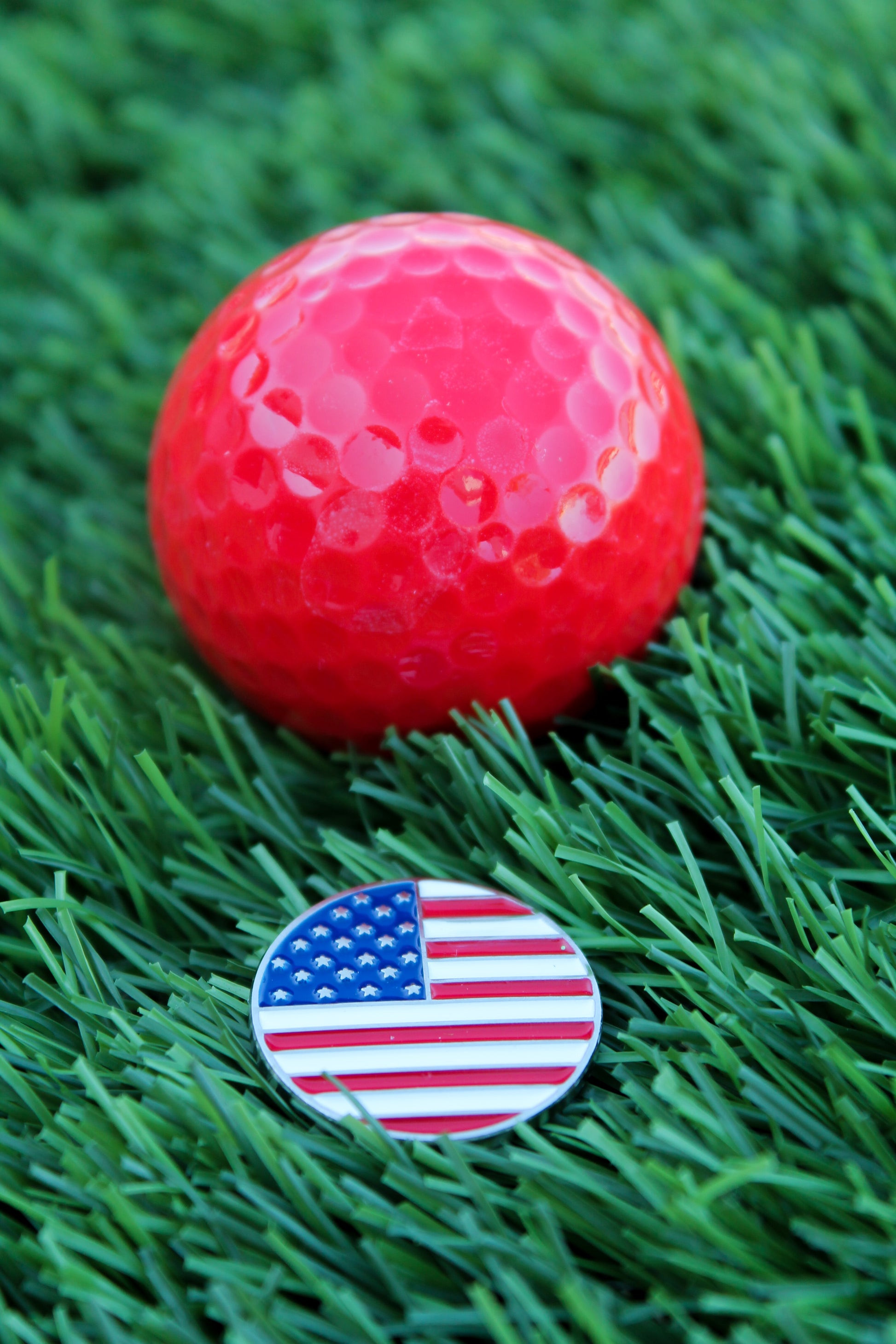 USA Round Flag
